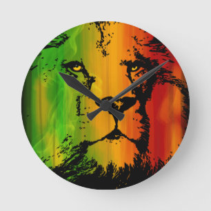 Relógio Redondo Leão de Rasta