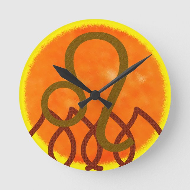 Relógio Redondo Leo (Frente)