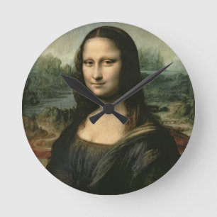 Relógio Redondo Leonardo Vinci   Mona Lisa, c.1503-6