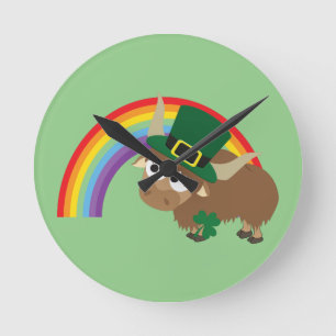 Relógio Redondo Leprechaun Yak