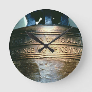 Relógio Redondo Liberty Bell, comissão em 1751 (bronze) (veja a