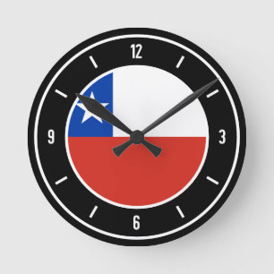 Relógio Redondo Líder de Sinalizador do Chile