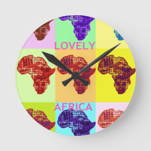 RELÓGIO REDONDO LINDÍSSIMA ÁFRICA