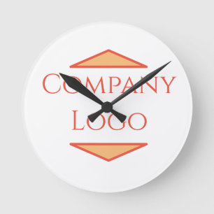 Relógio Redondo Logotipo Personalizado da Empresa 