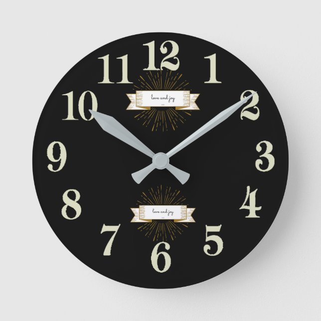 Relógio Redondo Love&Joy (Frente)