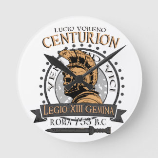 Relógio Redondo Lucius Voreno, um famoso Centurião Romano