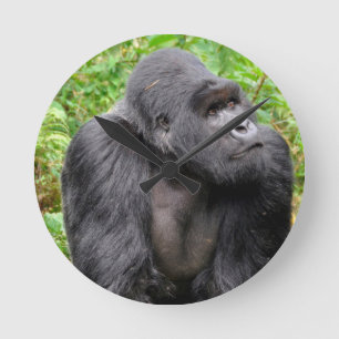 Relógio Redondo Macaco Feliz