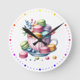 Relógio Redondo Macarons Reloj de pared