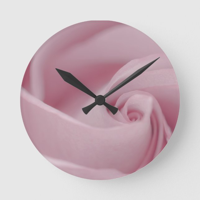 Relógio Redondo Macro Rosa Rosa Rosa Rosa Rosa Rosa Rosa Rosa Rosa (Frente)