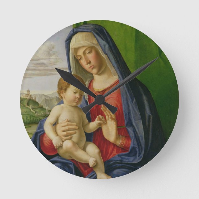 Relógio Redondo Madonna e Criança, 1490 (Frente)