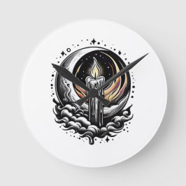 Relógio Redondo Magia Lua