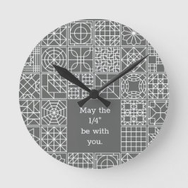 Relógio Redondo Maio o "quarto" seja com você citações da edredão