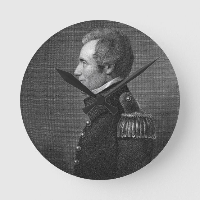 Relógio Redondo Major-General Edmund Pendleton Gaines (1777-1849) (Frente)