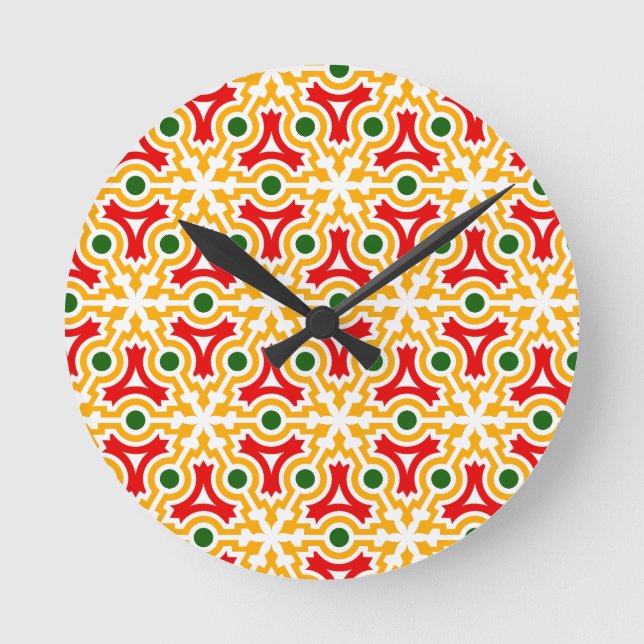 Relógio Redondo Malaga street walls 1 (Frente)