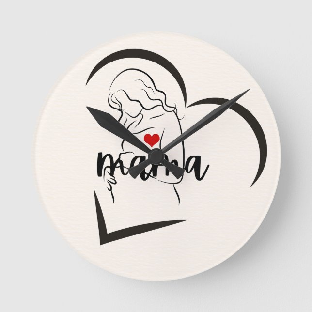 RELÓGIO REDONDO MAMA (Frente)