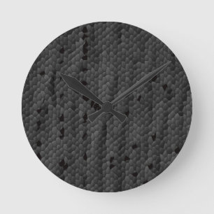 Relógio Redondo Mamba Preto em Ilustração,Arte