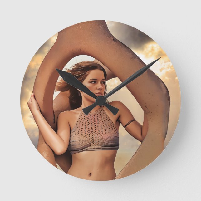 Relógio Redondo Man Cave Clock (Frente)