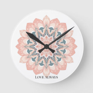Relógio Redondo Mandala Wall Clock - Arte Árabe