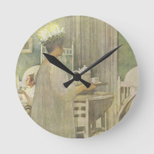 Relógio Redondo Manhã de Natal, bar. em "Lasst Licht Hinin" ("Le