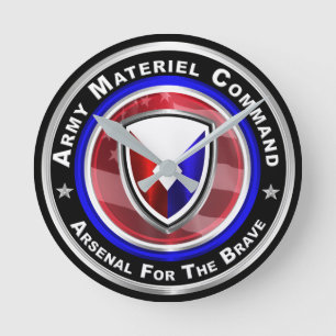 Relógio Redondo Manutenção de Comando do Material do Exército