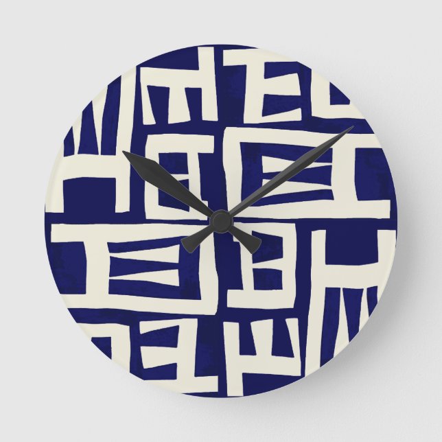 Relógio Redondo Mapa Africano - Costa do Marinho (Frente)