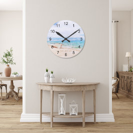 Relógio Redondo Mar No Dia Da Embarcação De Navios De Pesca