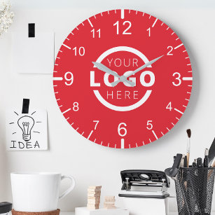 Relógio Redondo Marca do Promocional de logotipo da empresa person