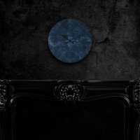 Marinho Velvity Damask | Azul Escuro Grunge Floral