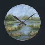 Relógio Redondo Marshland I<br><div class="desc">Floral</div>