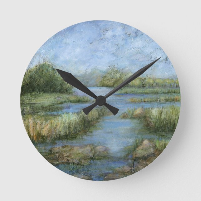 Relógio Redondo Marshland I (Frente)