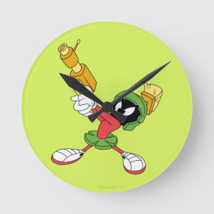 Relógio Redondo MARVIN THE MARTIAN™ Aiming Laser