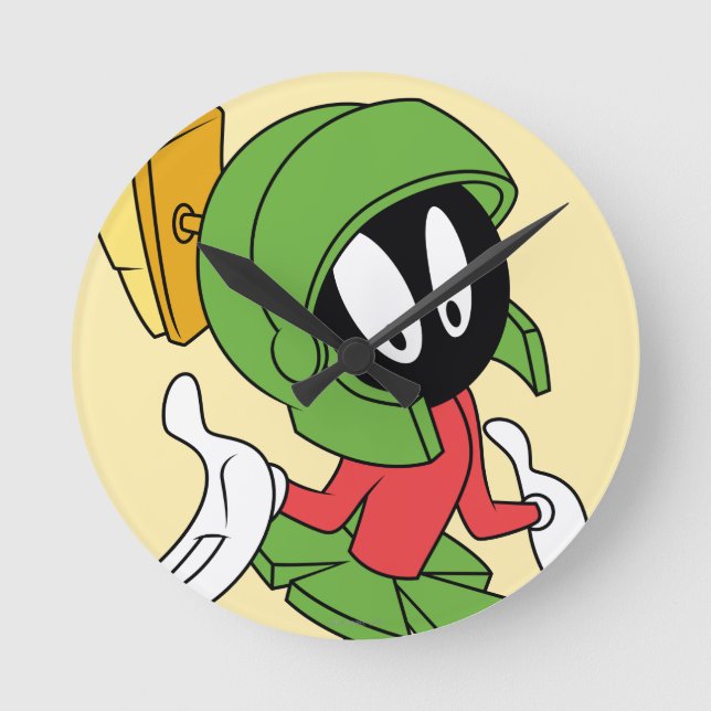 Relógio Redondo MARVIN THE MARTIAN™ Shrug (Frente)