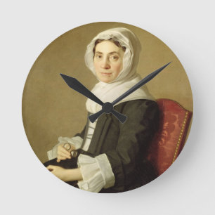 Relógio Redondo Mary Adam, 1754 (óleo em canvas)