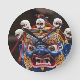 Relógio Redondo Mask dance performance at Tshechu Festival 2