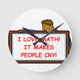 Relógio Redondo matemática