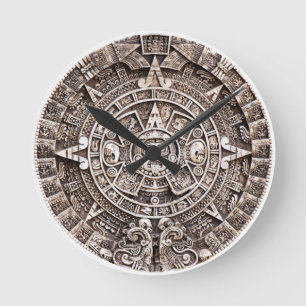 Relógio Redondo Mayan Calendar 2012 end of the world prophesy