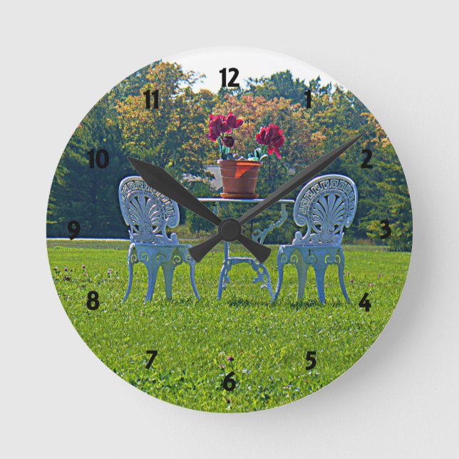 Relógio Redondo Meadow of Love (Frente)