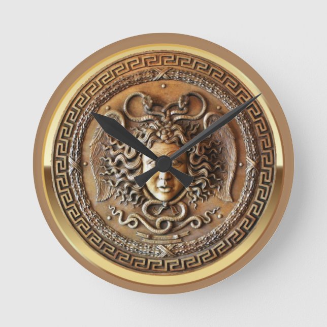 Relógio Redondo Medusa (Frente)