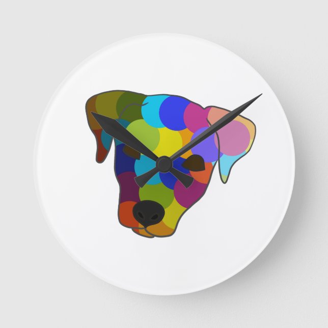 Relógio Redondo Meia-noite (Frente)