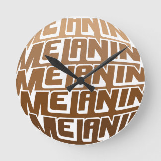 Relógio Redondo Melanin Poppin Black History Monh Sista