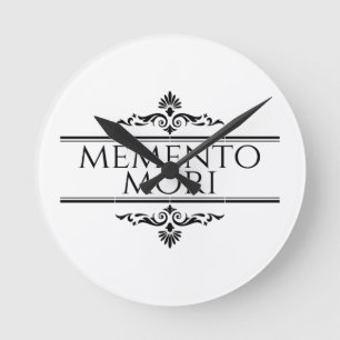Relógio Redondo Memento Mori