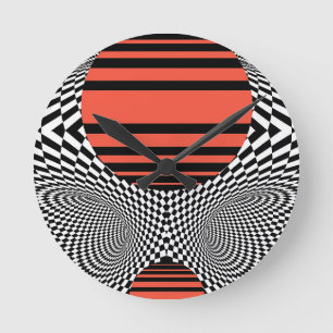 Relógio Redondo Memphis OpArt