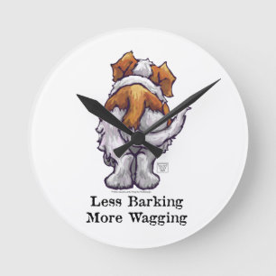 Relógio Redondo Menos Barking, Mais Assalto