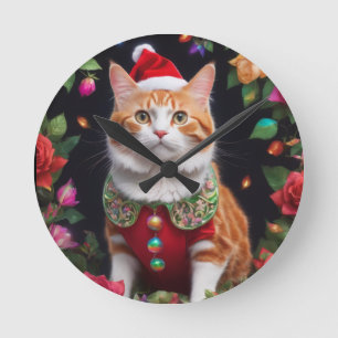 Relógio Redondo Meowy