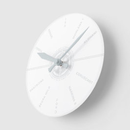 RELÓGIO REDONDO MESA DE SEGURANÇA IMPERIAL