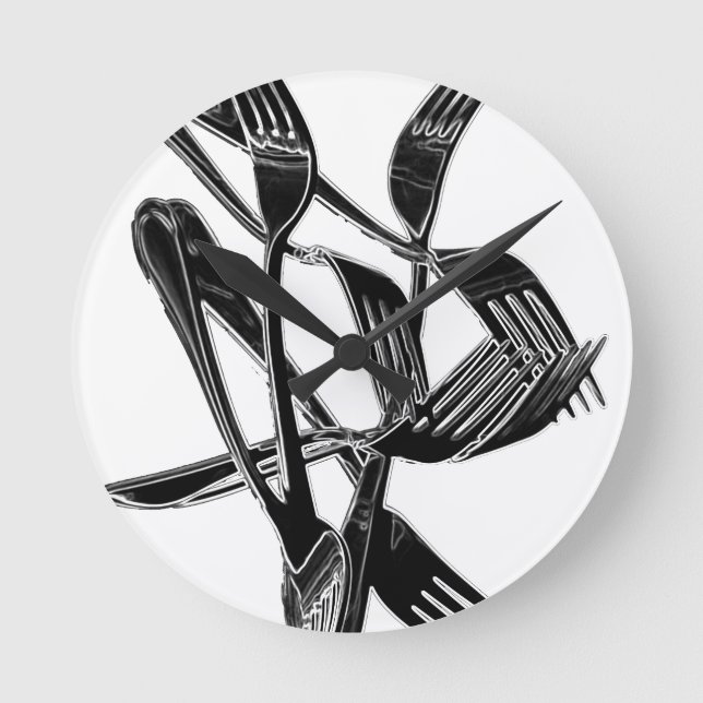 Relógio Redondo Metálico (Frente)