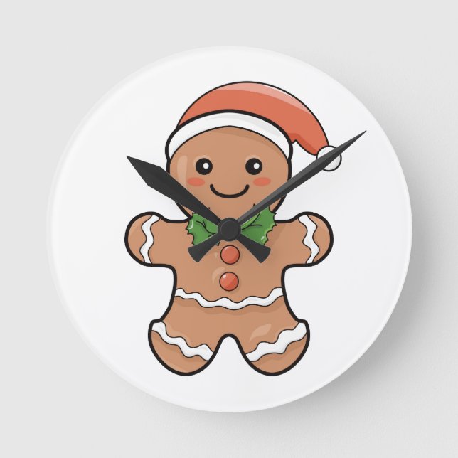 Relógio Redondo Meu doce Natal (Frente)