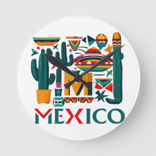 RELÓGIO REDONDO MÉXICO