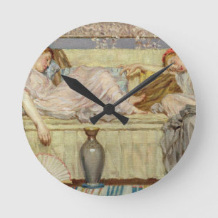 Relógio Redondo Miçanga (estudo), c.1875 (óleo em canvas)