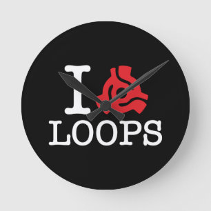 Relógio Redondo Mim 45 laços do adaptador